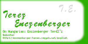 terez enczenberger business card